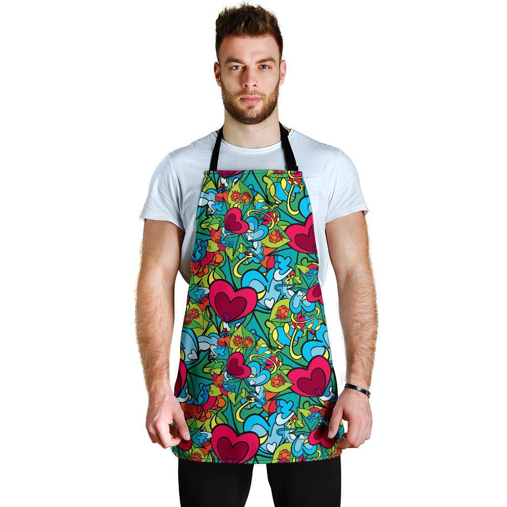 Print PatternTrippy Men's Apron-grizzshop