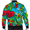 Print PatternTrippy Men's Bomber Jacket-grizzshop