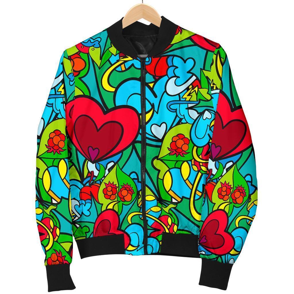 Print PatternTrippy Men's Bomber Jacket-grizzshop