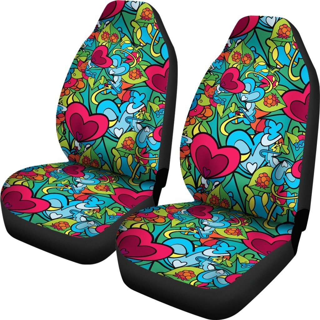 Print PatternTrippy Universal Fit Car Seat Covers-grizzshop