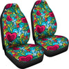 Print PatternTrippy Universal Fit Car Seat Covers-grizzshop