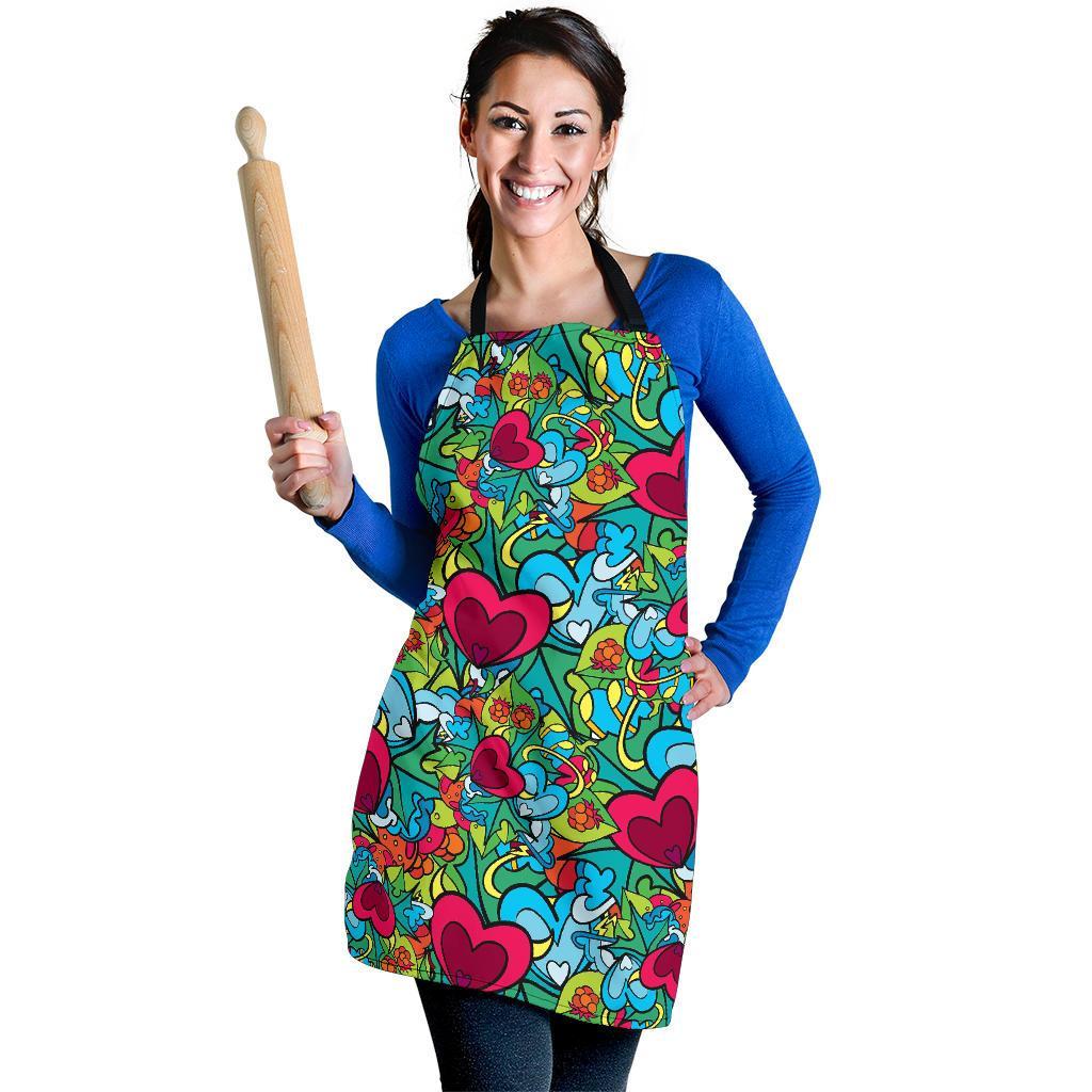 Print PatternTrippy Women's Apron-grizzshop