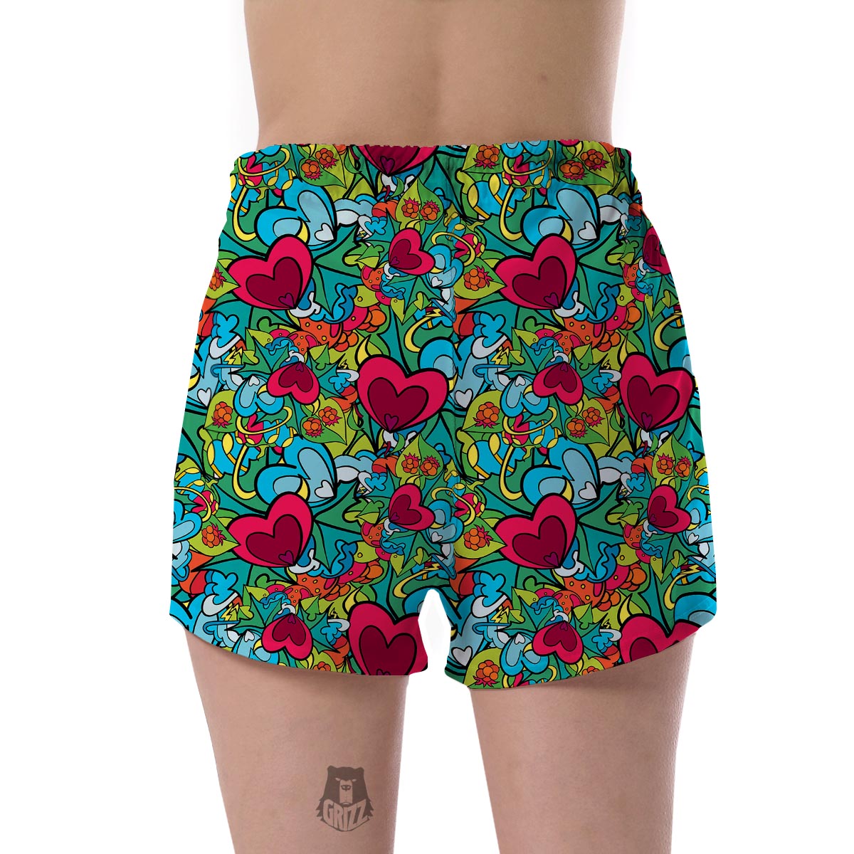 Print PatternTrippy Women's Shorts-grizzshop