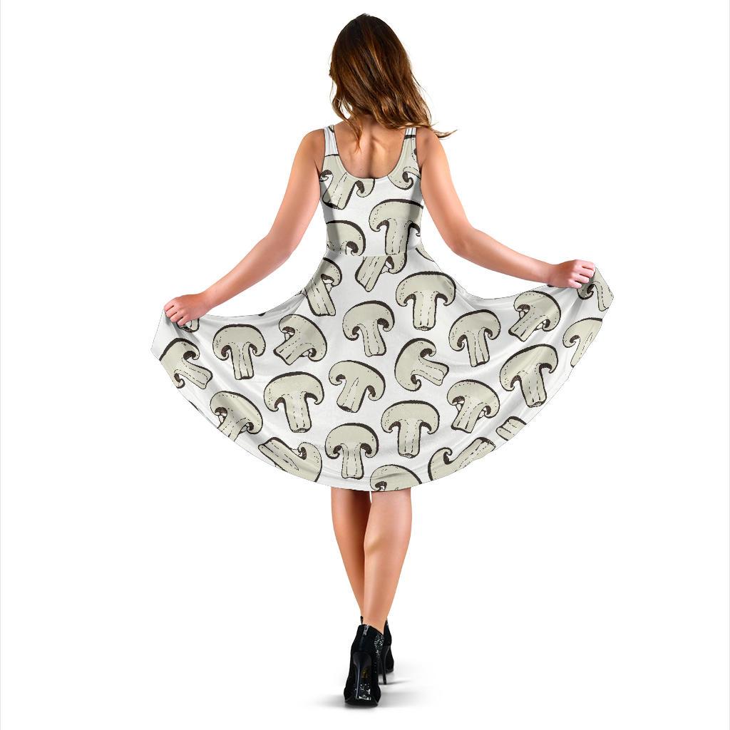 Print Pattern Mushroom Dress-grizzshop