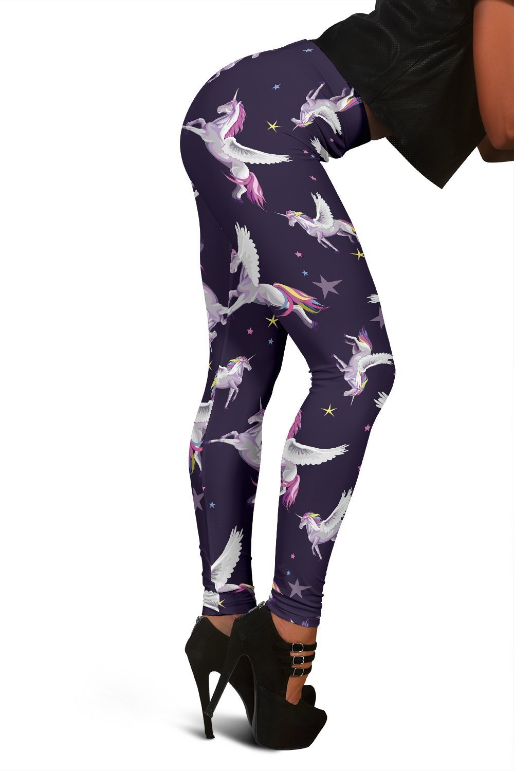Print Pattern Unicorn Women Leggings-grizzshop