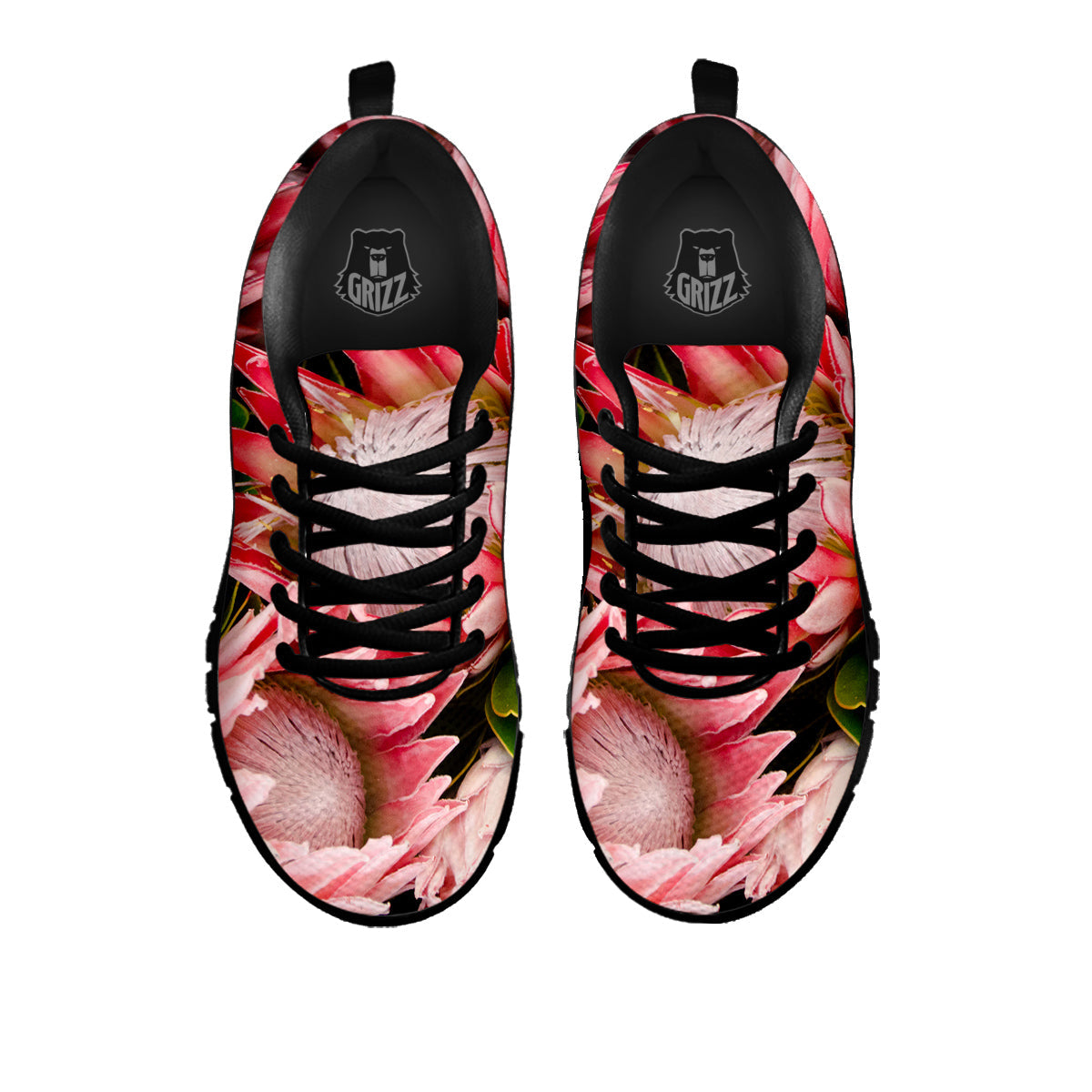 Proteas Bunches Print Black Sneaker-grizzshop