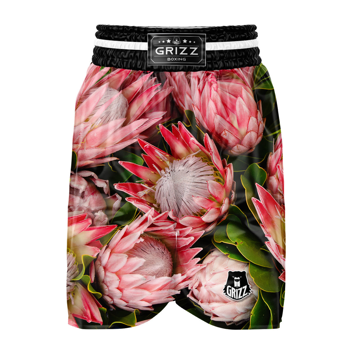Proteas Bunches Print Boxing Shorts-grizzshop