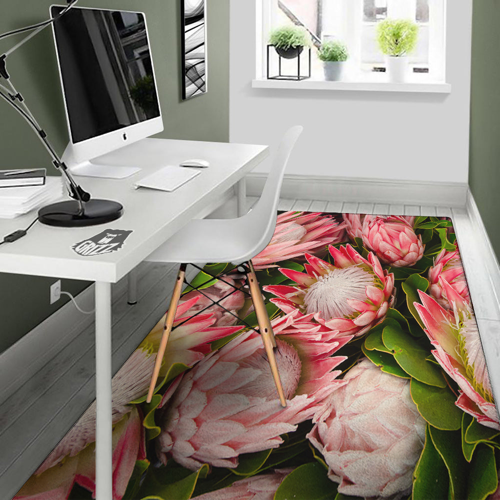 Proteas Bunches Print Floor Mat-grizzshop