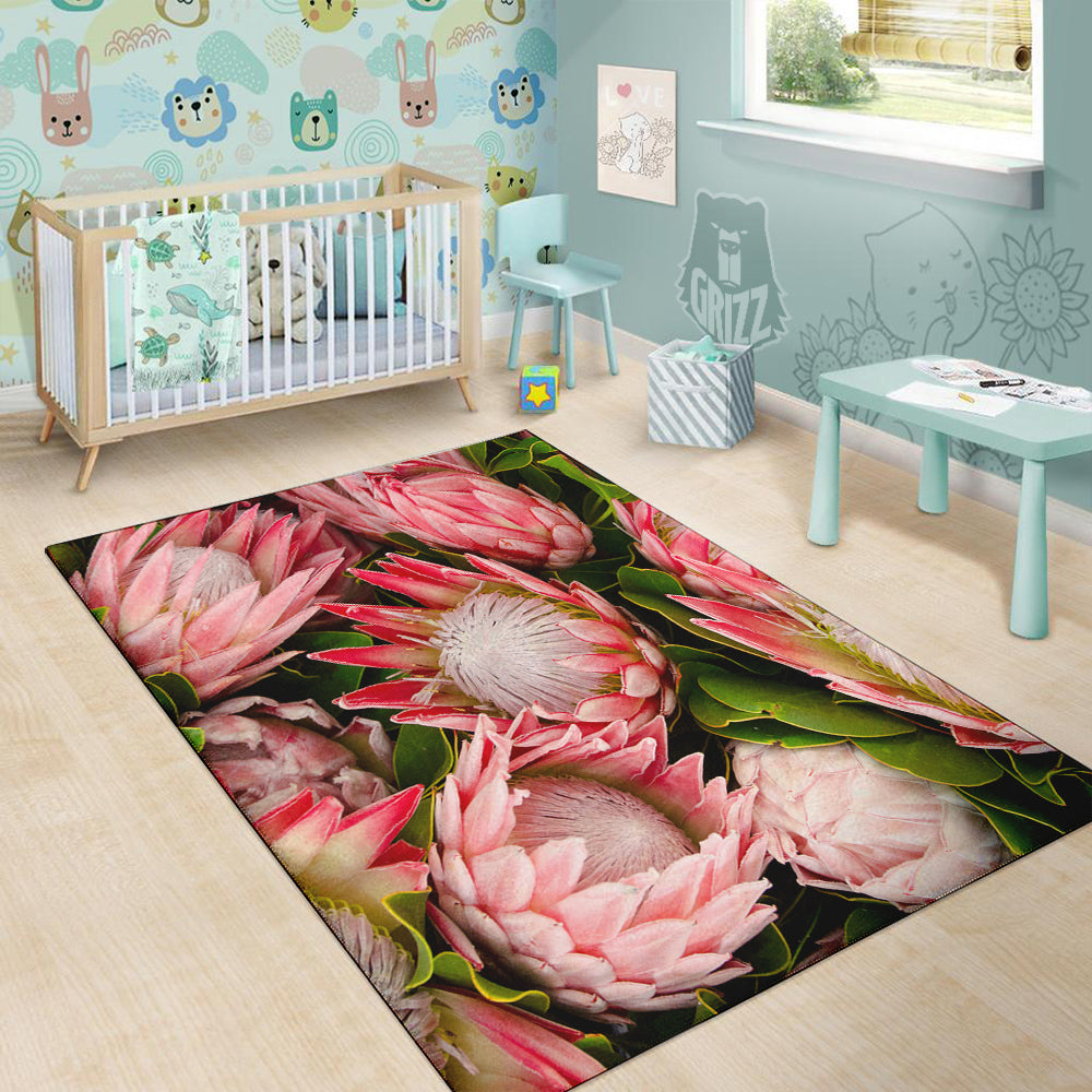 Proteas Bunches Print Floor Mat-grizzshop