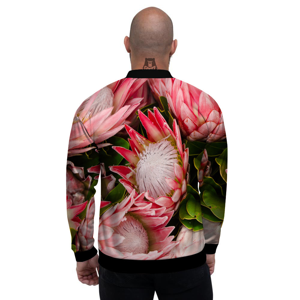 Proteas Bunches Print Men's Bomber Jacket-grizzshop