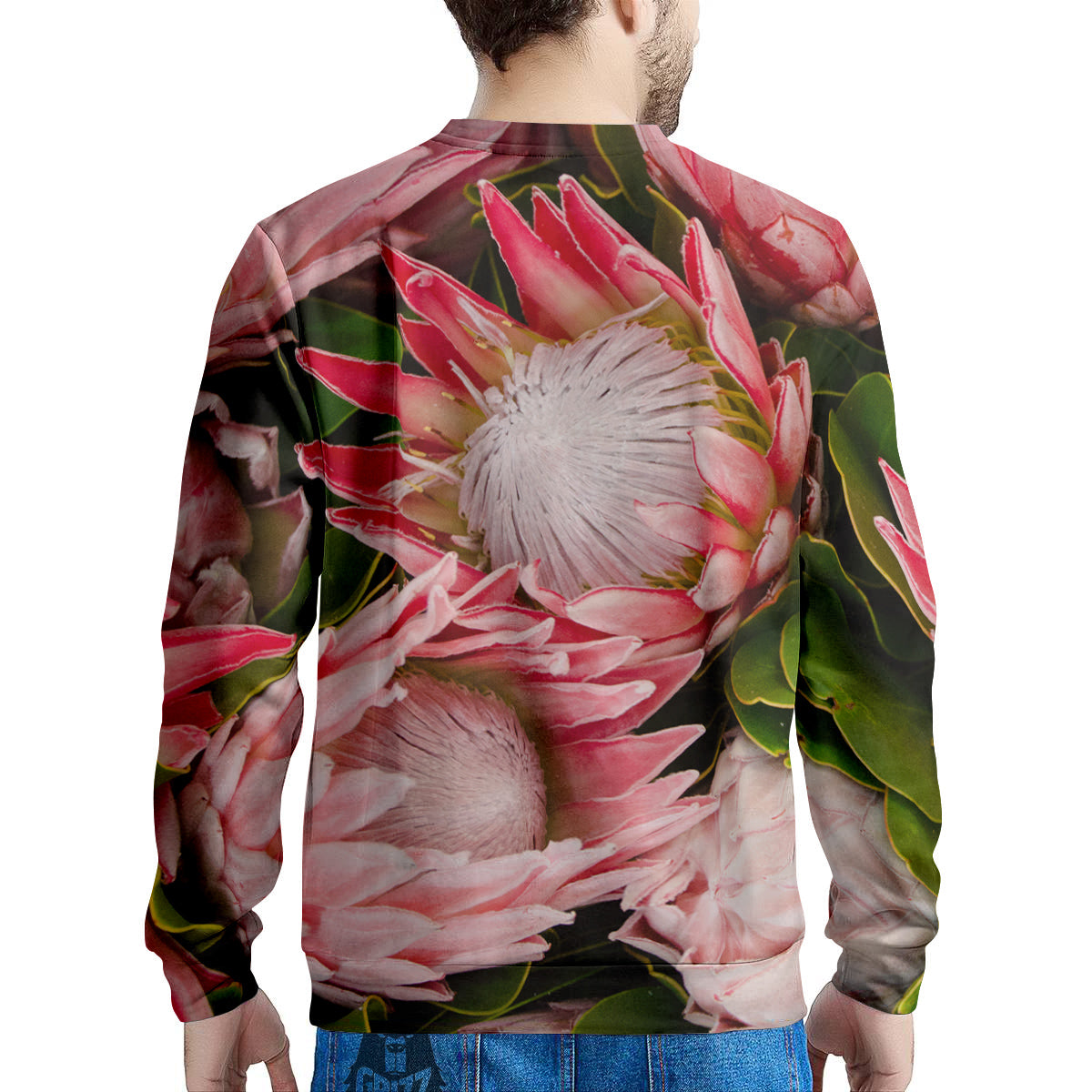 Proteas Bunches Print Men's Sweatshirt-grizzshop