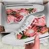 Proteas Bunches Print White High Top Shoes-grizzshop
