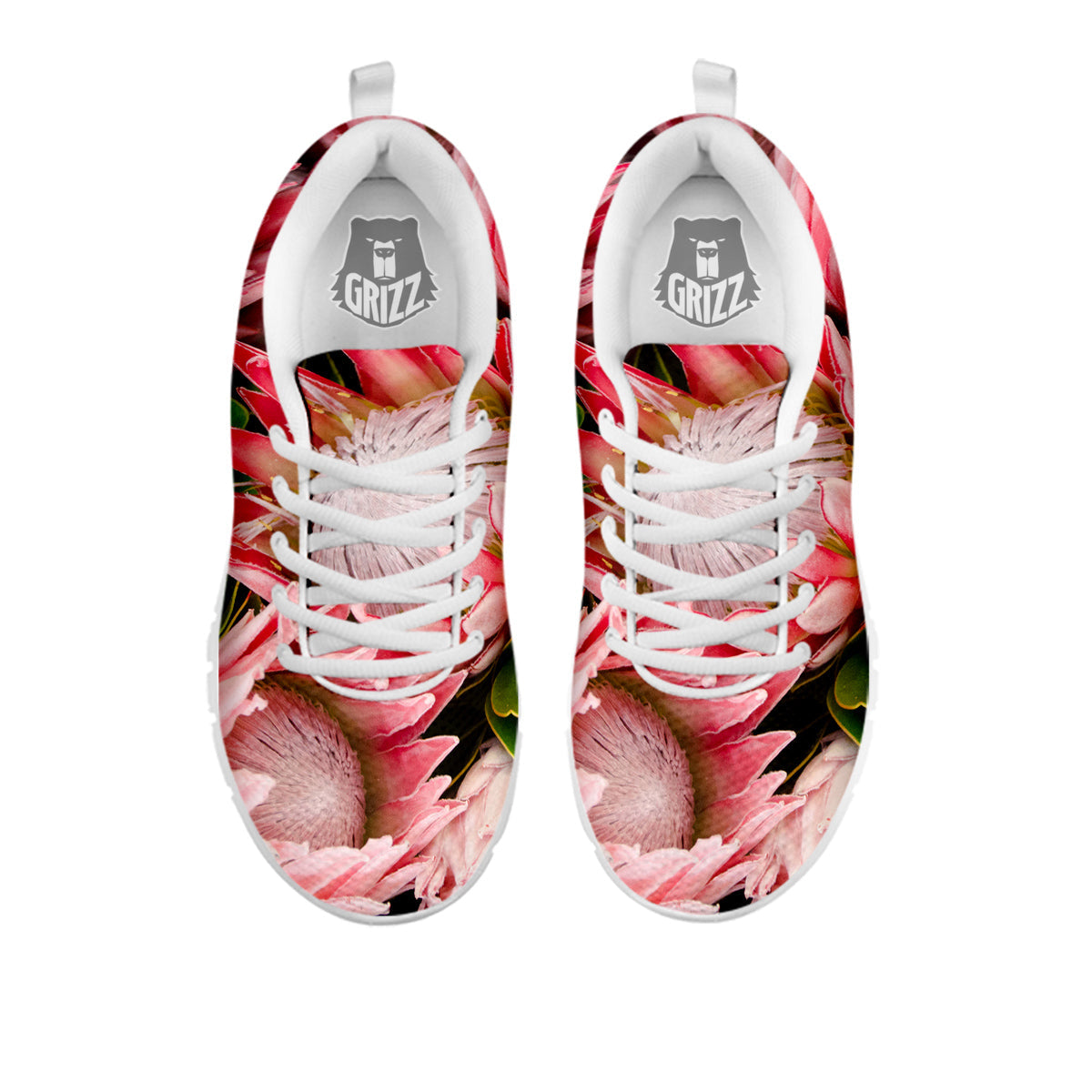 Proteas Bunches Print White Sneaker-grizzshop
