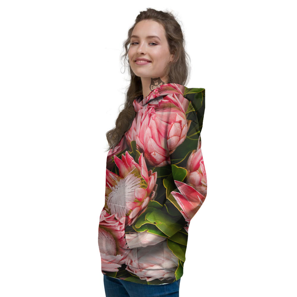 Proteas Bunches Print Women's Hoodie-grizzshop