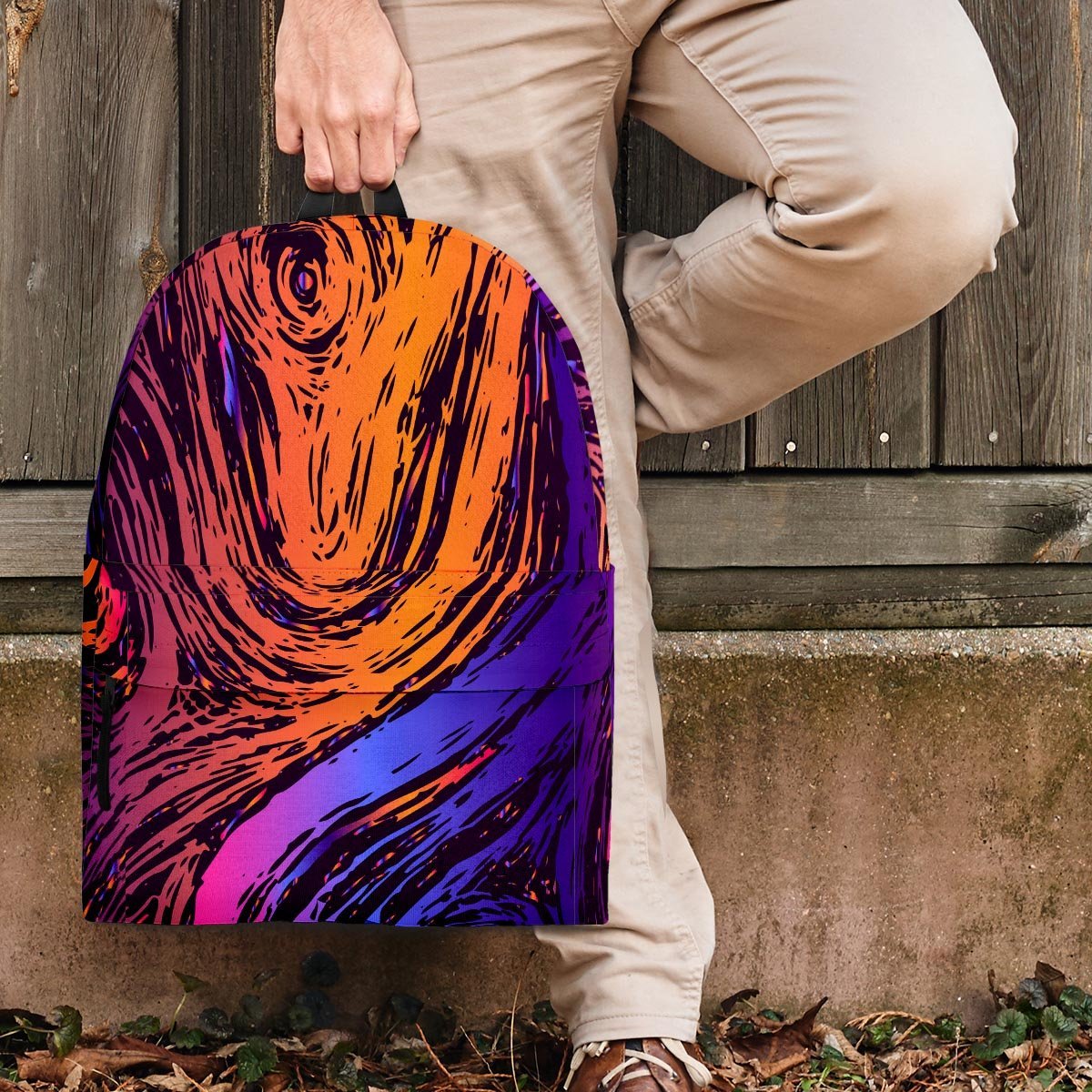 Psychedelic Abstract Backpack-grizzshop