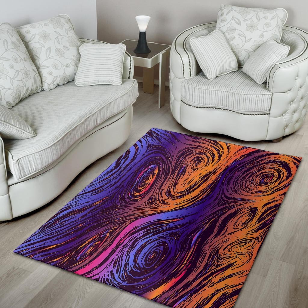 Psychedelic Abstract Floor Mat-grizzshop