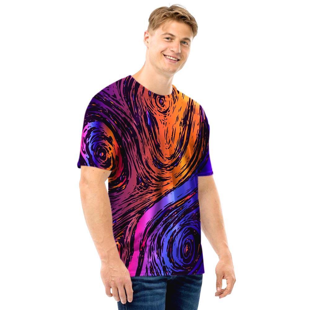 Psychedelic Abstract Men T Shirt-grizzshop