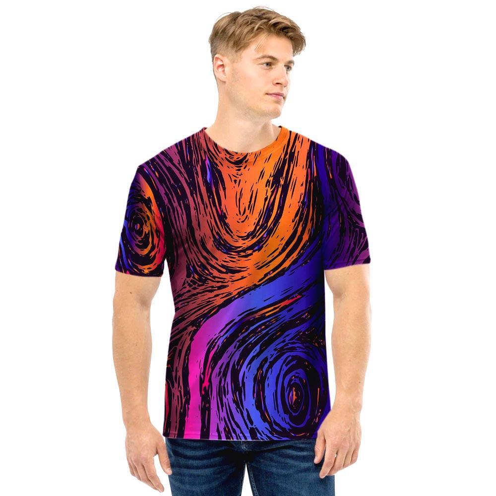 Psychedelic Abstract Men T Shirt-grizzshop