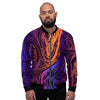 Psychedelic Abstract Men's Bomber Jacket-grizzshop