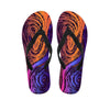 Psychedelic Abstract Men's Flip Flops-grizzshop