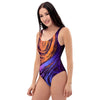 Psychedelic Abstract One Piece Swimsuite-grizzshop