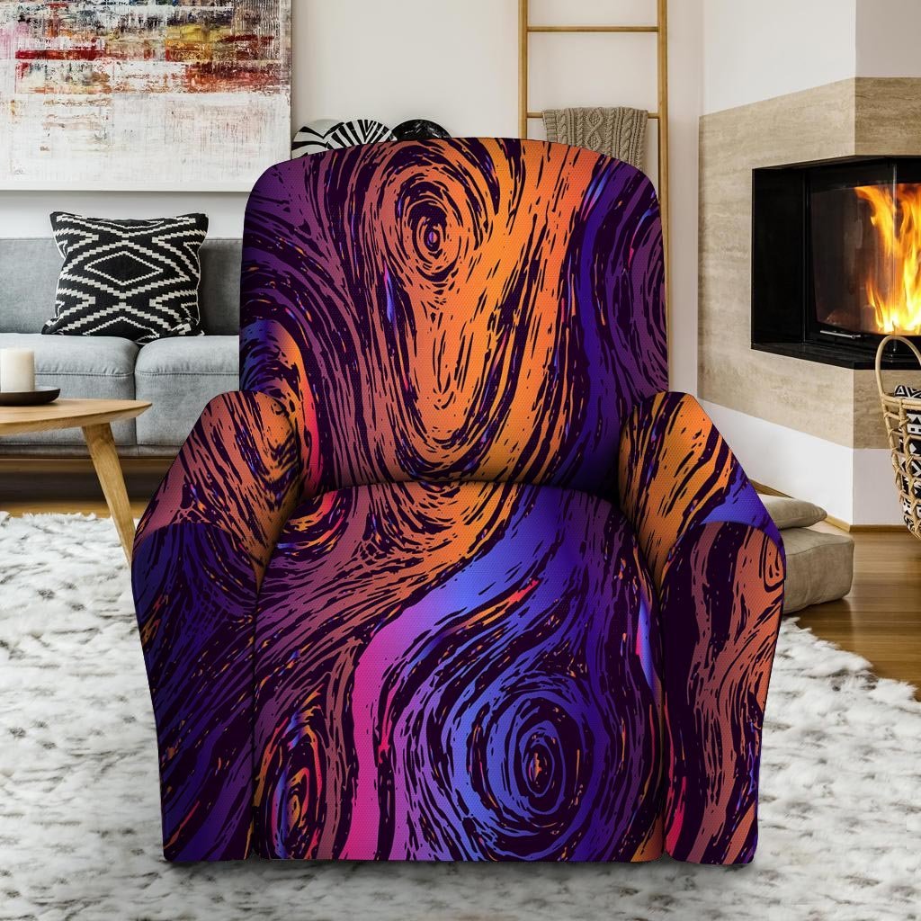 Psychedelic Abstract Recliner Cover-grizzshop