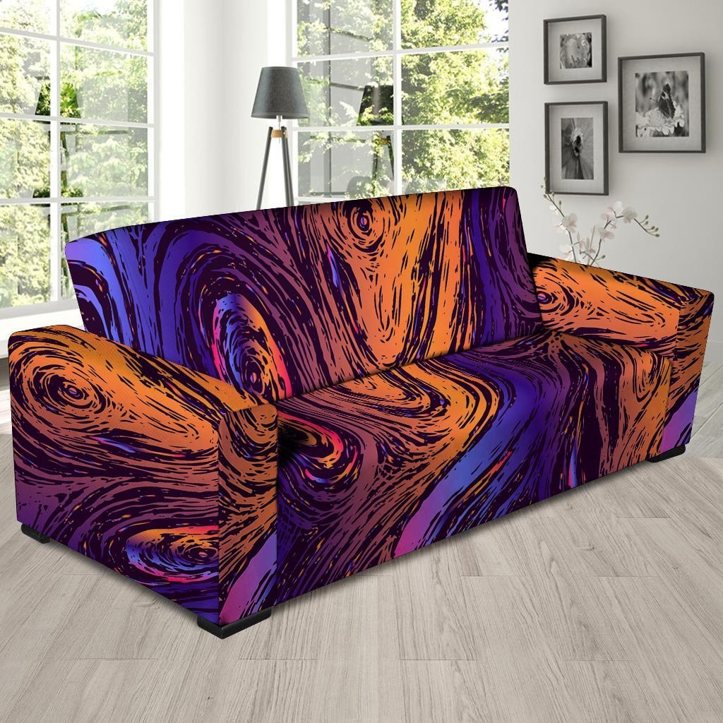 Psychedelic Abstract Sofa Cover-grizzshop