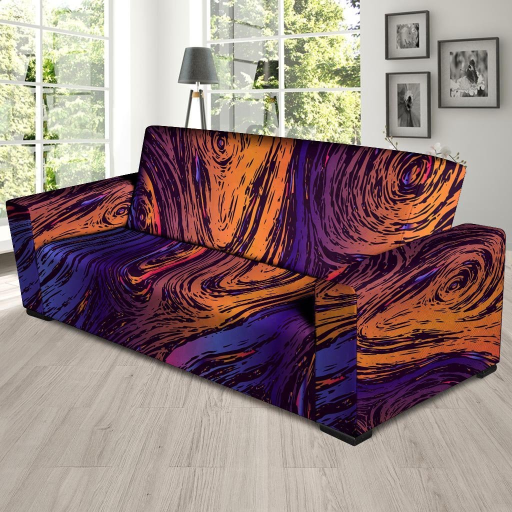 Psychedelic Abstract Sofa Cover-grizzshop