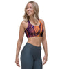 Psychedelic Abstract Sports Bra-grizzshop