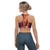 Psychedelic Abstract Sports Bra-grizzshop