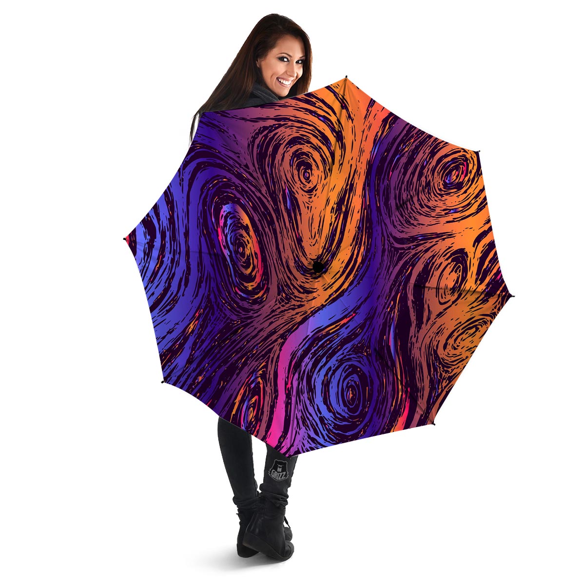 Psychedelic Abstract Umbrella-grizzshop