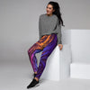 Psychedelic Abstract Women's Joggers-grizzshop