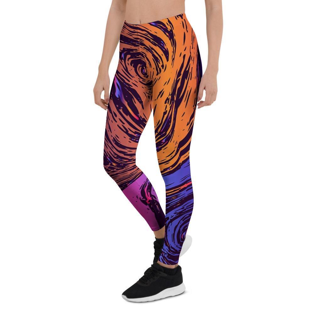 Psychedelic Abstract Women's Leggings-grizzshop