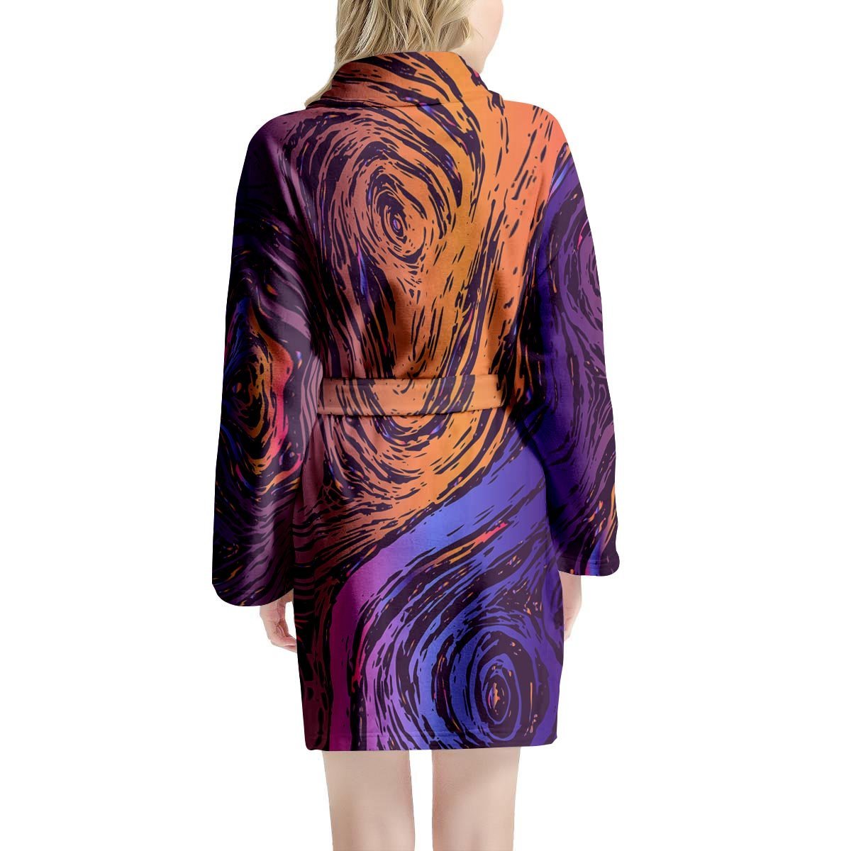 Psychedelic Abstract Women's Robe-grizzshop