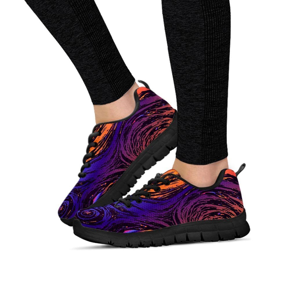 Psychedelic Abstract Women's Sneakers-grizzshop