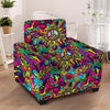 Psychedelic Armchair Cover-grizzshop