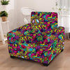 Psychedelic Armchair Cover-grizzshop