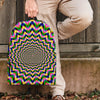 Psychedelic Blue Optical illusion Backpack-grizzshop