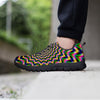 Psychedelic Blue Optical illusion Men's Sneakers-grizzshop