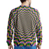 Psychedelic Blue Optical illusion Men's Sweatshirt-grizzshop