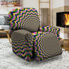 Psychedelic Blue Optical illusion Recliner Cover-grizzshop