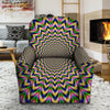 Psychedelic Blue Optical illusion Recliner Cover-grizzshop