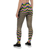 Psychedelic Blue Optical illusion Women's Leggings-grizzshop