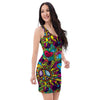 Psychedelic Bodycon Dress-grizzshop