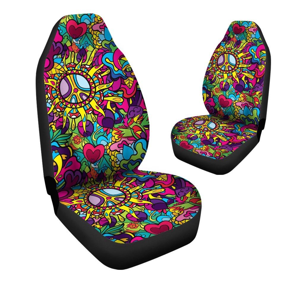 Psychedelic Car Seat Covers-grizzshop