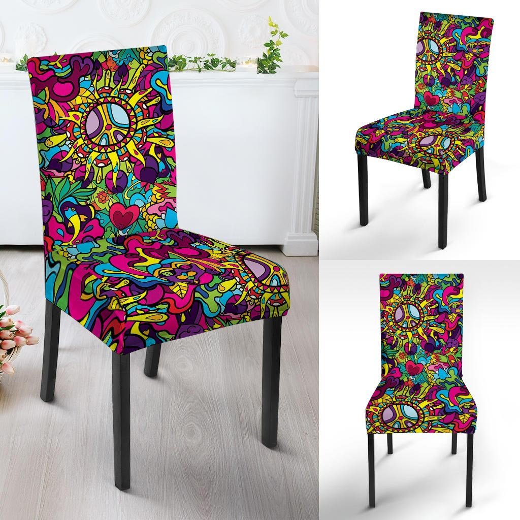 Psychedelic Chair Cover-grizzshop