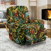 Psychedelic Christmas Pattern Print Recliner Cover-grizzshop