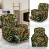 Psychedelic Christmas Pattern Print Recliner Cover-grizzshop