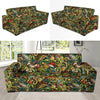 Psychedelic Christmas Pattern Print Sofa Covers-grizzshop