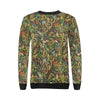 Psychedelic Christmas Pattern Print Women Crewneck Sweatshirt-grizzshop